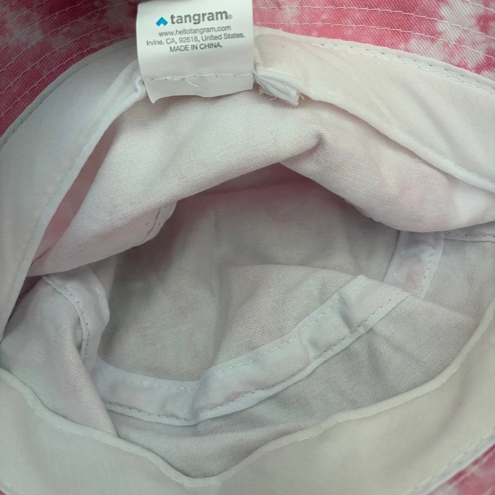 Barbie Malibu Tour Pop Up Truck Bucket Hat Women Pink‎ Tie Dye Embroidered Logo